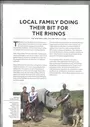 Local Family Doing Thier Bit For Rhinos